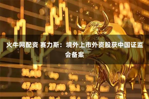 火牛网配资 赛力斯：境外上市外资股获中国证监会备案