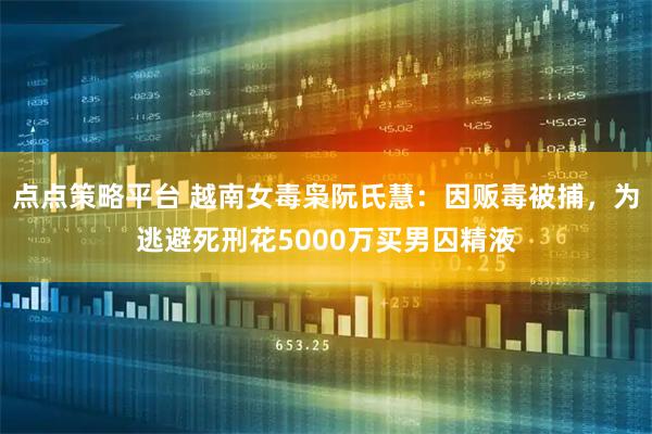 点点策略平台 越南女毒枭阮氏慧：因贩毒被捕，为逃避死刑花5000万买男囚精液